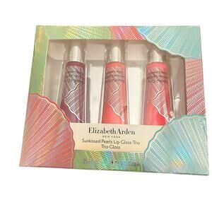 Elizabeth Arden New York Sunkissed Pearls Lip Gloss Trio New Sealed